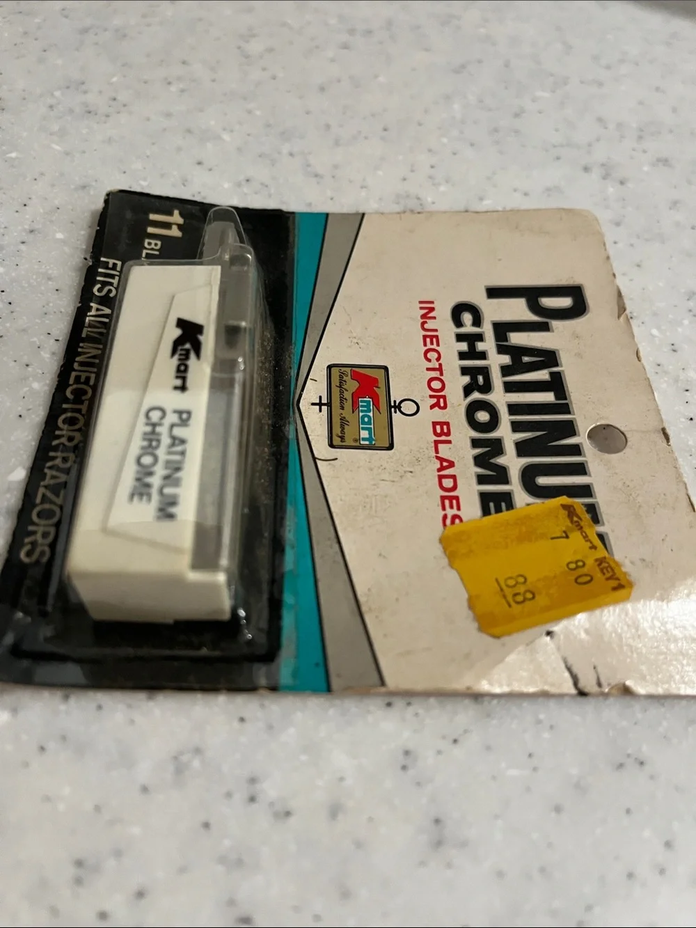 Kmart Platinum Chrome Injector Razor Blades NOS 11 NIP Vtg Shaving Accessory